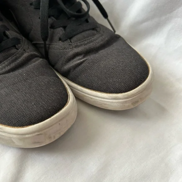 Men's Nike Size 10 SB Check Solarsoft Gray Canvas Skateboard Sneakers - Picture 6 of 9